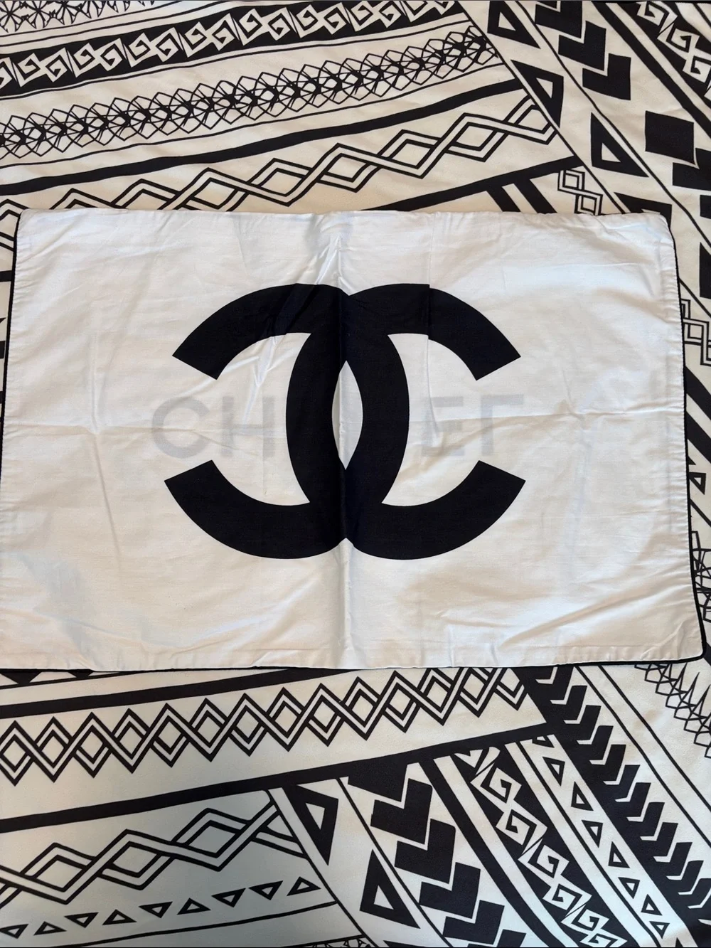 CHANEL Pillow Cover with Zipper